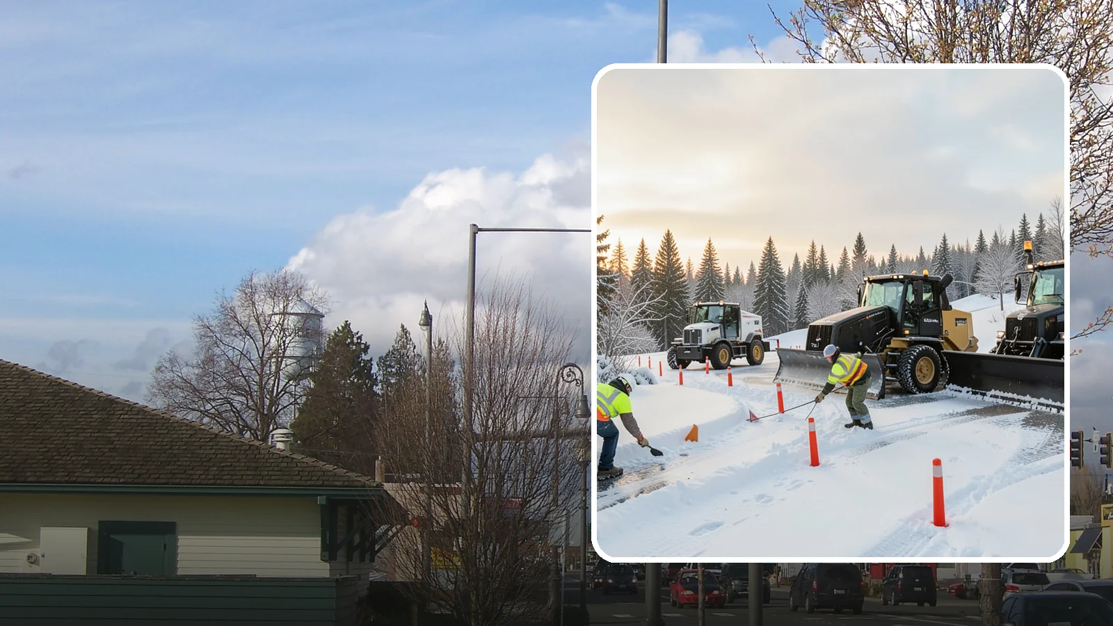 Snow Marker Installation in Marysville, Snohomish County, WA - We plant snow markers along your driveway edges, islands, and hidden features so plows work fast and damage nothing when snow...