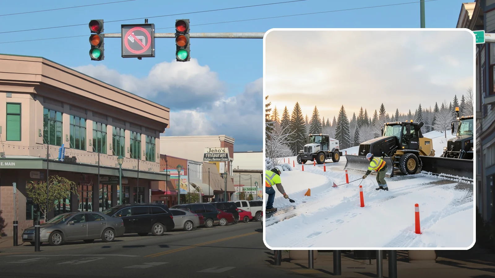 Snow Marker Installation in Monroe, Snohomish County, WA - We plant snow markers along your driveway edges, islands, and hidden features so plows work fast and damage nothing when snow...