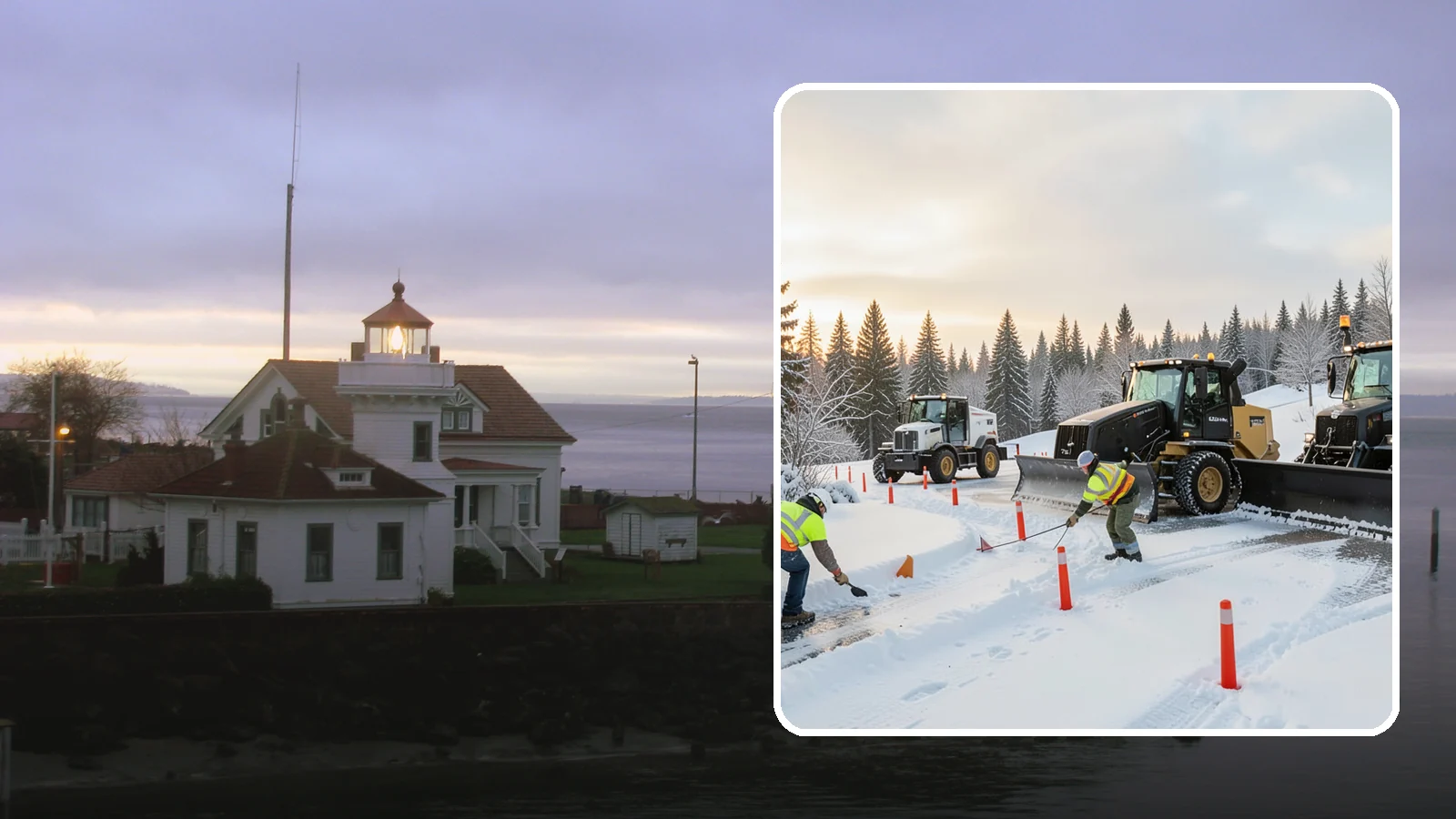 Snow Marker Installation in Mukilteo, Snohomish County, WA - We plant snow markers along your driveway edges, islands, and hidden features so plows work fast and damage nothing when snow...