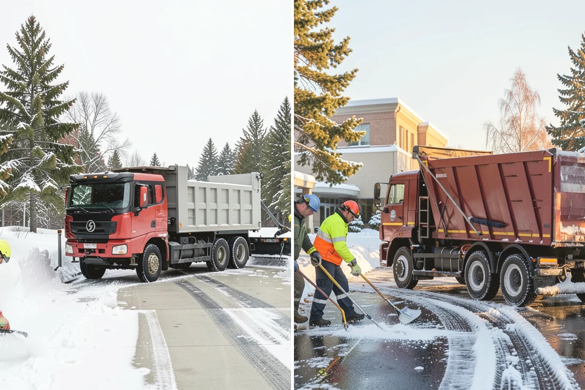 Snow Marker Installation in Oak Harbor, Island County, WA - We identify pavement edges and vulnerable features with you on-site