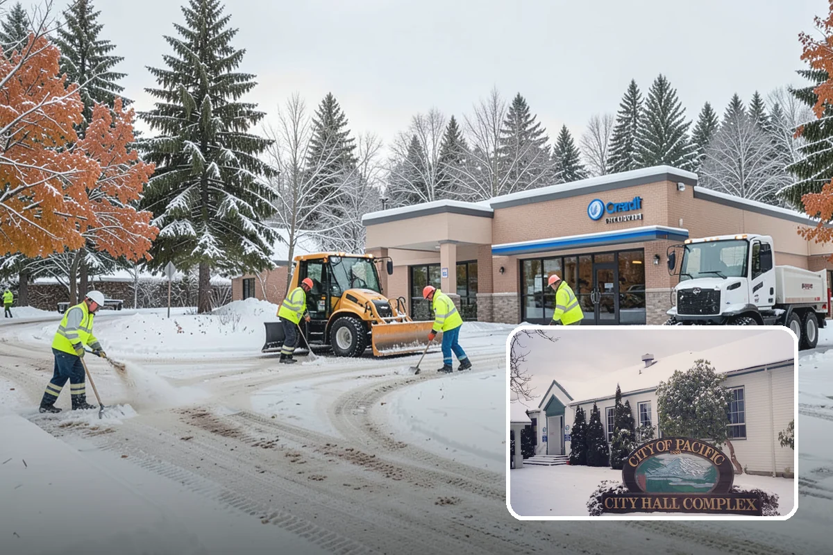 Snow Marker Installation in Pacific, King County, WA - Prevents blade damage to curbs, sprinkler heads, and landscaping