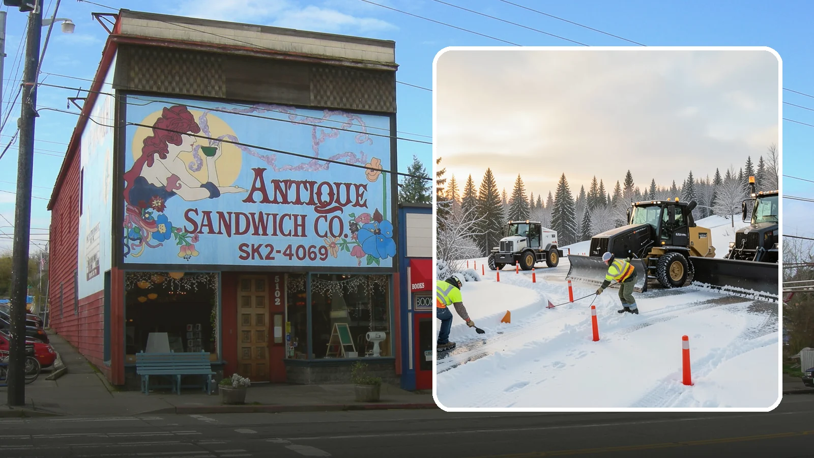 Snow Marker Installation in Ruston, Pierce County, WA - We plant snow markers along your driveway edges, islands, and hidden features so plows work fast and damage nothing when snow...