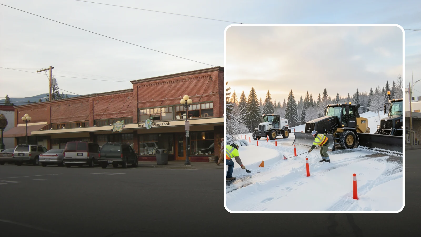 Snow Marker Installation in Sedro-Woolley, Skagit County, WA - We plant snow markers along your driveway edges, islands, and hidden features so plows work fast and damage nothing when snow...