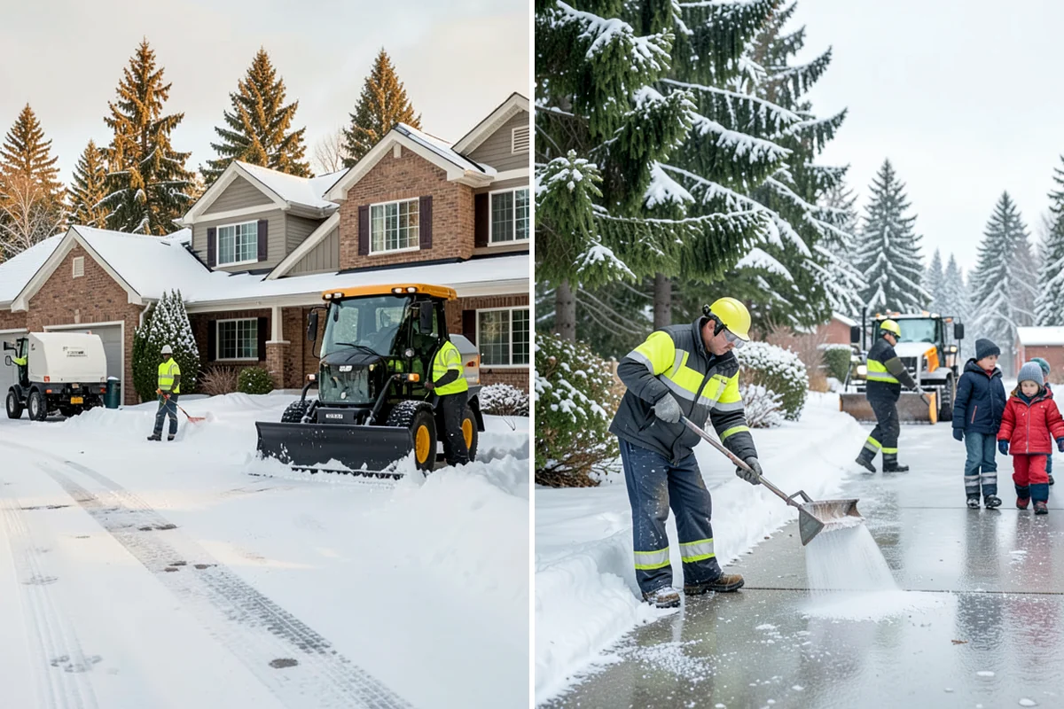 Snow Marker Installation in Sedro-Woolley, Skagit County, WA - We identify pavement edges and vulnerable features with you on-site