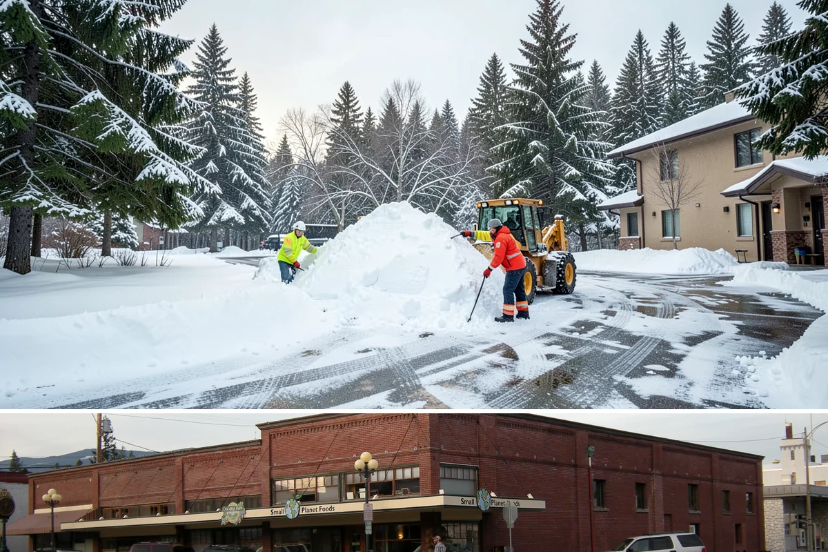 Snow Marker Installation in Sedro-Woolley, Skagit County, WA - Markers go in during the dry weeks of autumn and come out in March once lowland freeze risk has clearly ended.