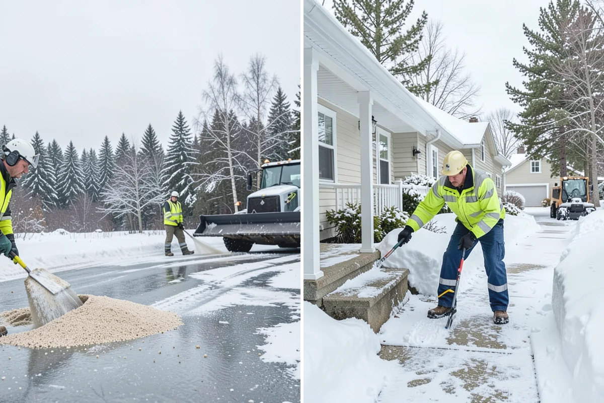Snow Marker Installation in Skykomish, King County, WA - We identify pavement edges and vulnerable features with you on-site