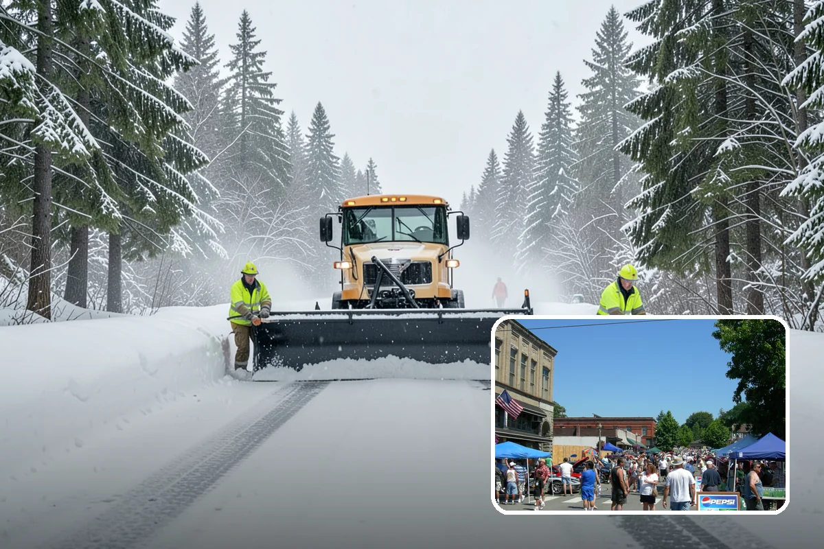 Snow Marker Installation in Snohomish, Snohomish County, WA - Prevents blade damage to curbs, sprinkler heads, and landscaping