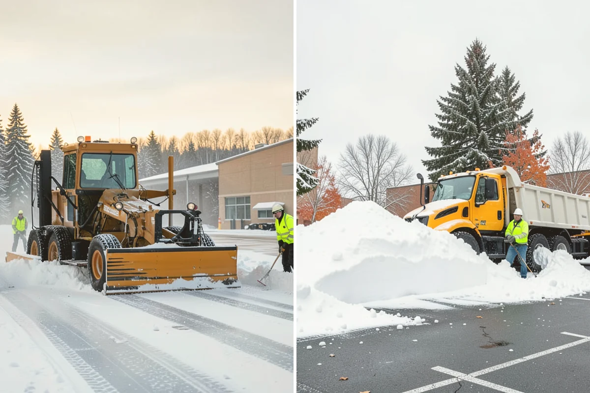 Snow Marker Installation in Snohomish, Snohomish County, WA - We identify pavement edges and vulnerable features with you on-site