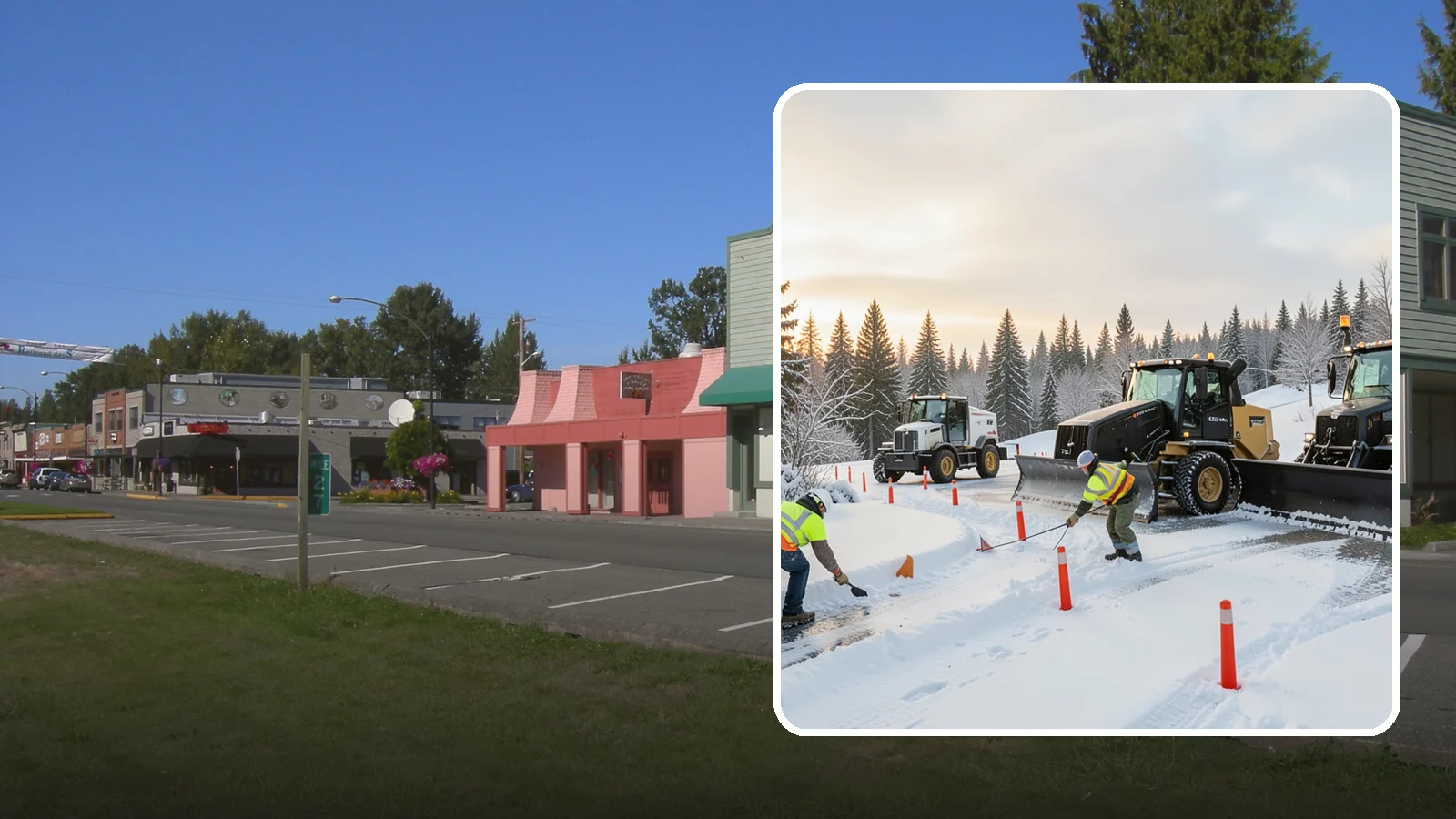 Snow Marker Installation in Snoqualmie, King County, WA - We plant snow markers along your driveway edges, islands, and hidden features so plows work fast and damage nothing when snow...