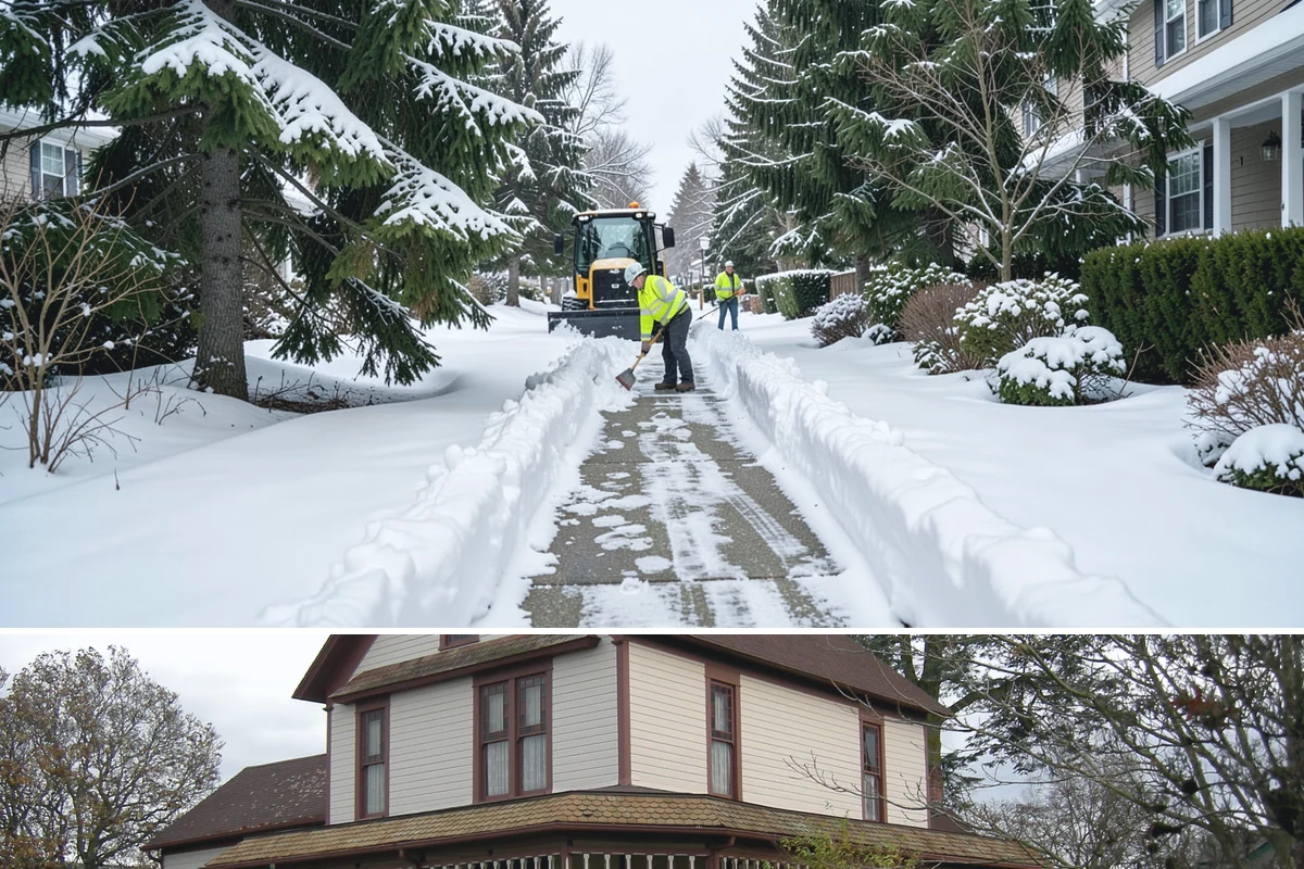 Snow Marker Installation in Sumner, Pierce County, WA - Markers go in during the dry weeks of autumn and come out in March once lowland freeze risk has clearly ended.