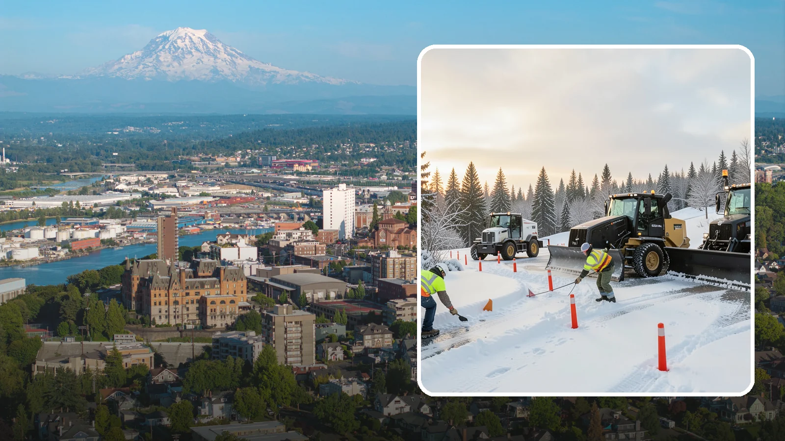 Snow Marker Installation in Tacoma, Pierce County, WA - We plant snow markers along your driveway edges, islands, and hidden features so plows work fast and damage nothing when snow...