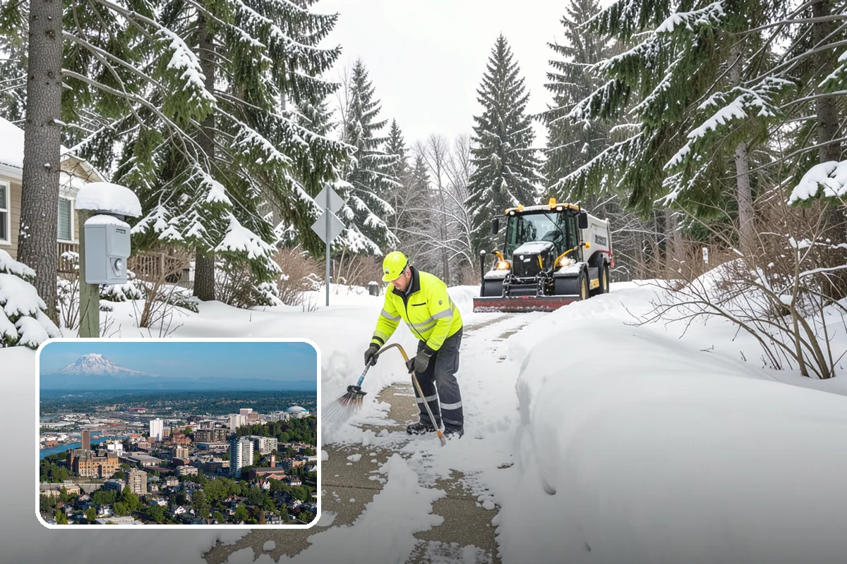 Snow Marker Installation in Tacoma, Pierce County, WA - Prevents blade damage to curbs, sprinkler heads, and landscaping