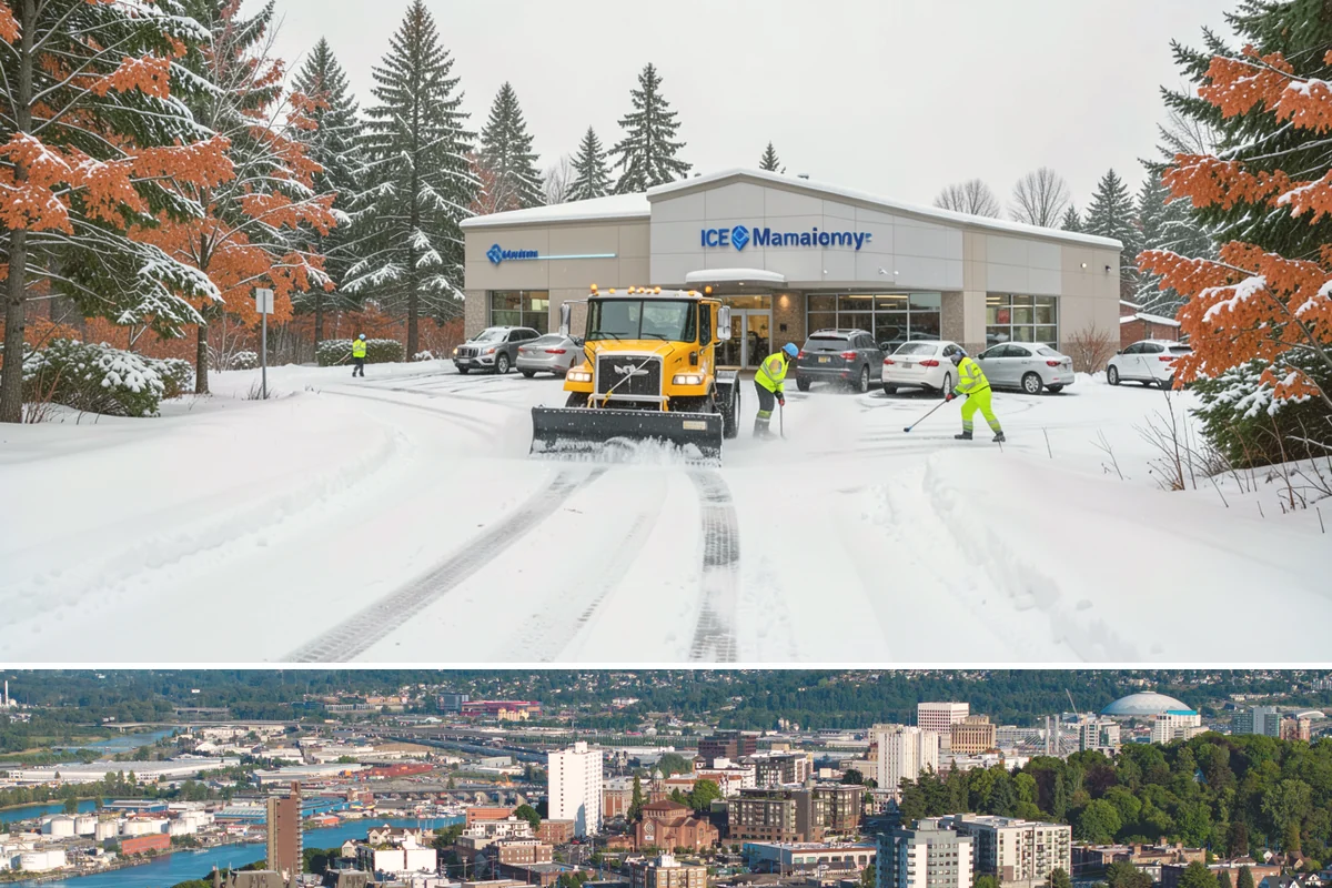 Snow Marker Installation in Tacoma, Pierce County, WA - Markers go in during the dry weeks of autumn and come out in March once lowland freeze risk has clearly ended.