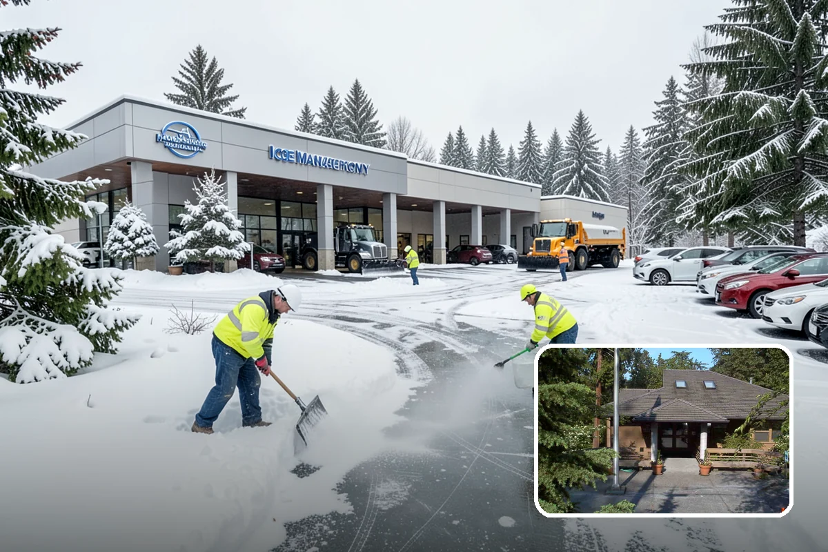 Snow Marker Installation in Yarrow Point, King County, WA - Prevents blade damage to curbs, sprinkler heads, and landscaping