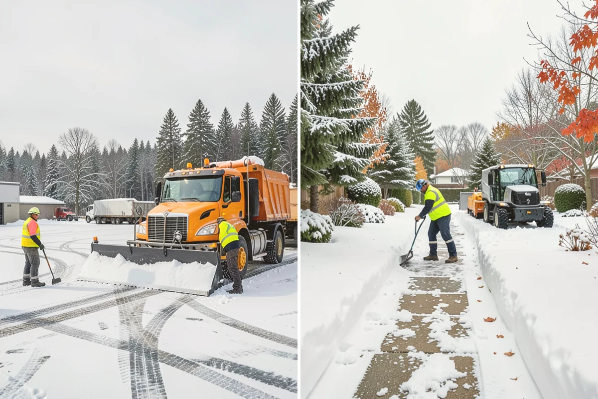 Snow Melter Service in Algona, King County, WA - Position the melter near piled snow and a drainage outlet