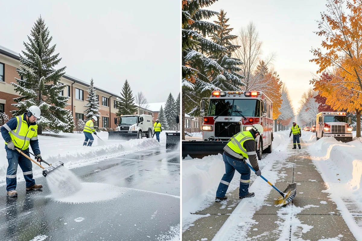 Snow Melter Service in Arlington, Snohomish County, WA - Position the melter near piled snow and a drainage outlet