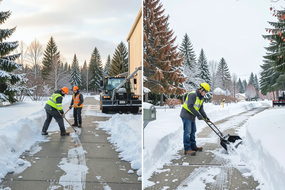 Snow Melter Service in Auburn, King County, WA - Position the melter near piled snow and a drainage outlet