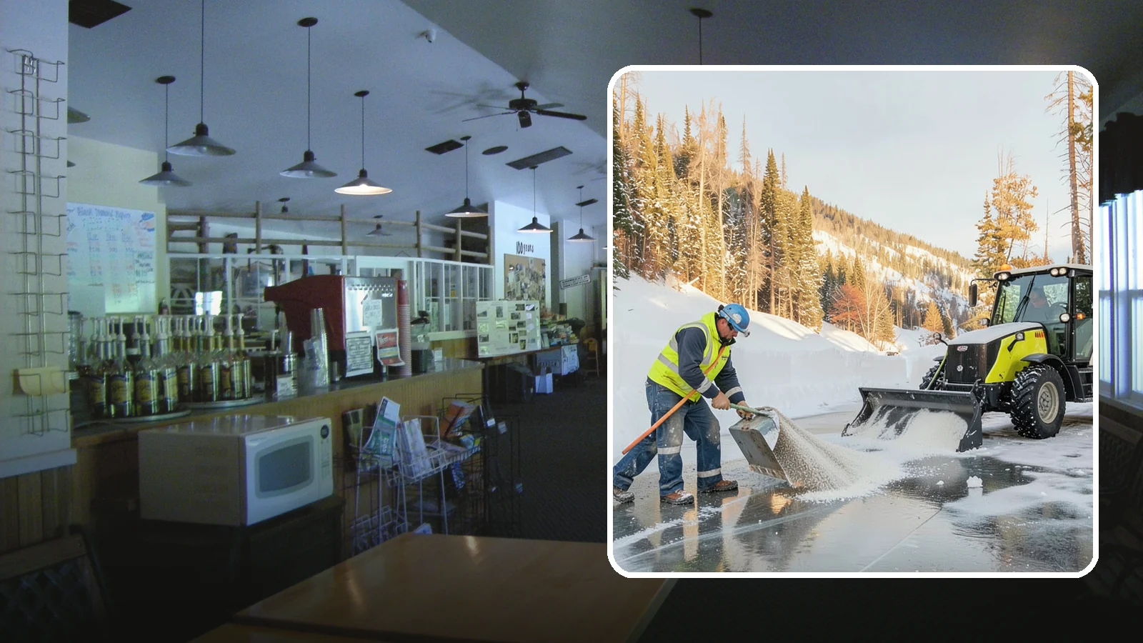 Snow Melter Service in Black Diamond, King County, WA - Our snow melters convert piled snow to water on site, eliminating hauling on space-limited properties.