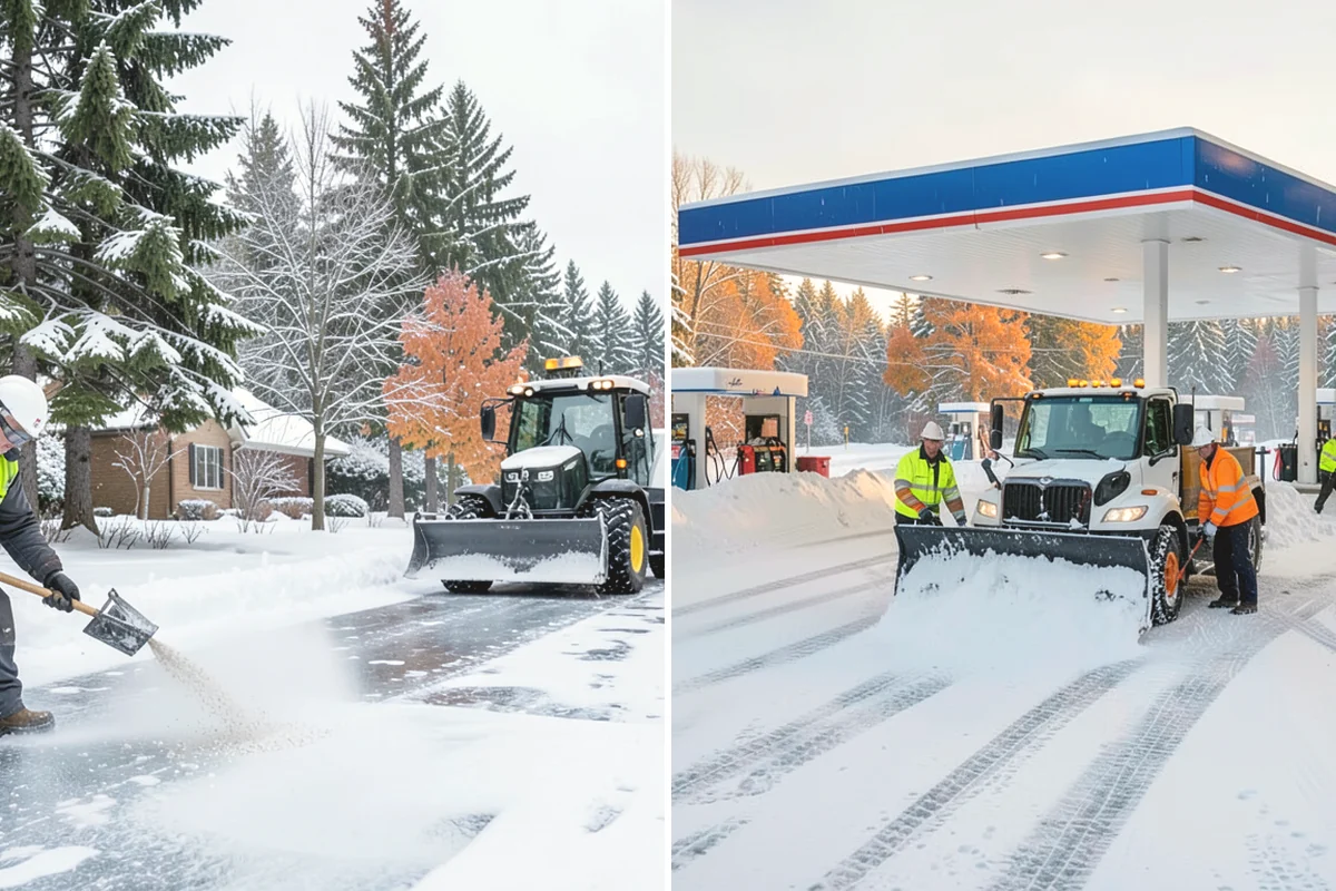 Snow Melter Service in Black Diamond, King County, WA - Position the melter near piled snow and a drainage outlet