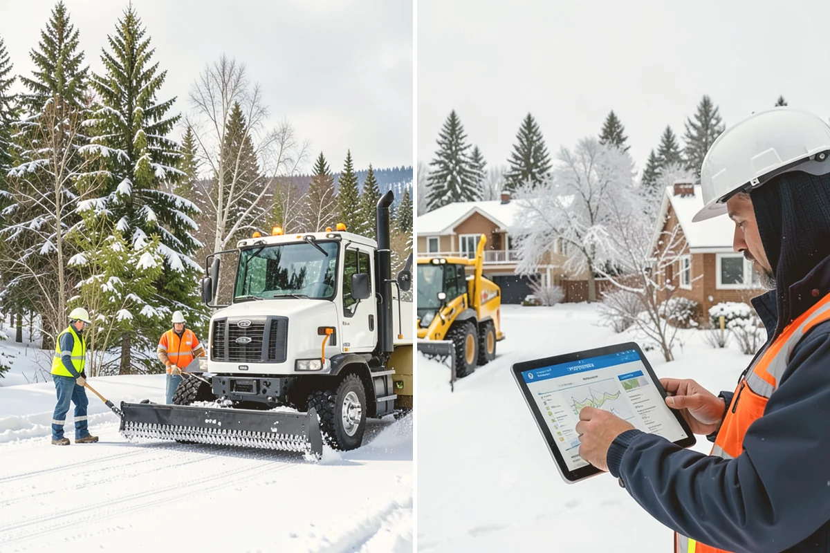 Snow Melter Service in Brier, Snohomish County, WA - Position the melter near piled snow and a drainage outlet