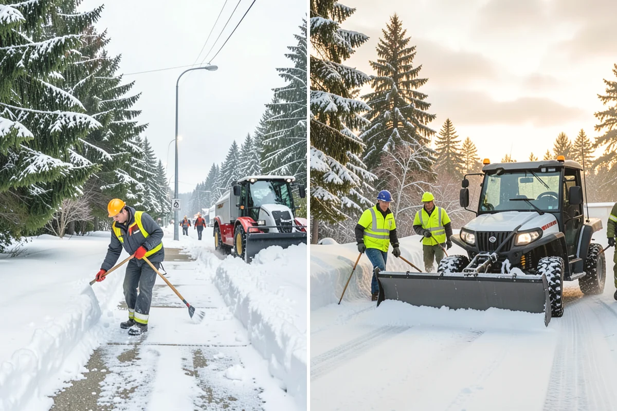 Snow Melter Service in Burien, King County, WA - Position the melter near piled snow and a drainage outlet