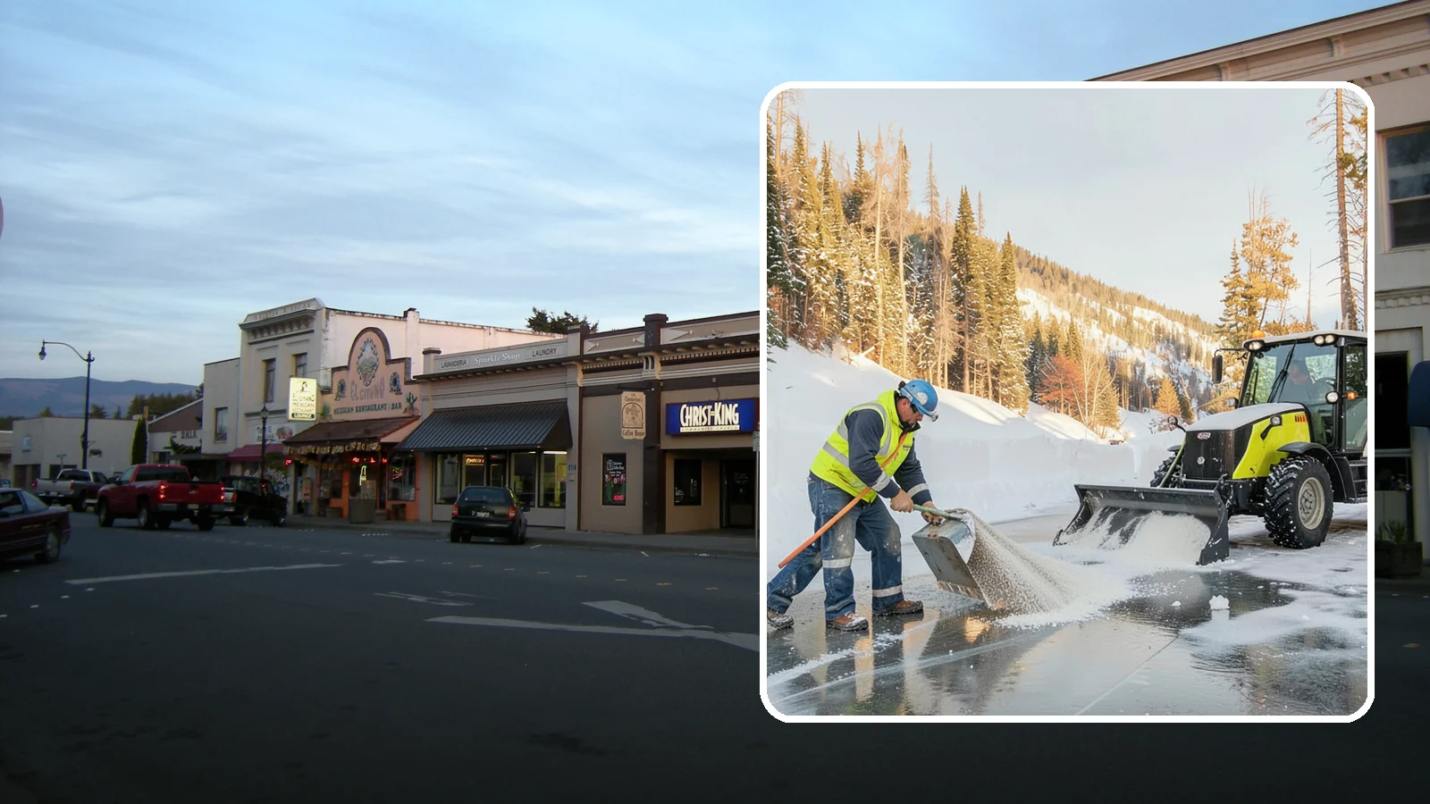 Snow Melter Service in Burlington, Skagit County, WA - Our snow melters convert piled snow to water on site, eliminating hauling on space-limited properties.