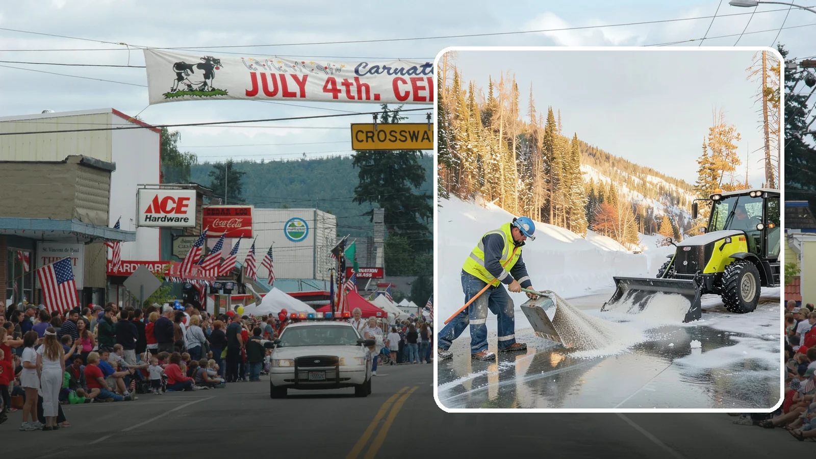 Snow Melter Service in Carnation, King County, WA - Our snow melters convert piled snow to water on site, eliminating hauling on space-limited properties.
