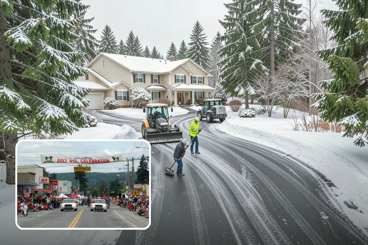 Snow Melter Service in Carnation, King County, WA - On-site conversion of snow to water with no hauling