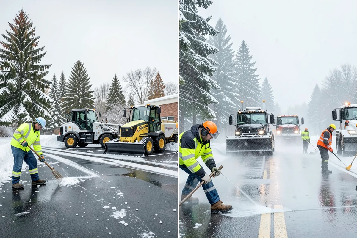 Snow Melter Service in Clyde Hill, King County, WA - Position the melter near piled snow and a drainage outlet