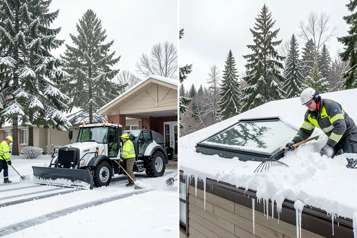 Snow Melter Service in Concrete, Skagit County, WA - Position the melter near piled snow and a drainage outlet