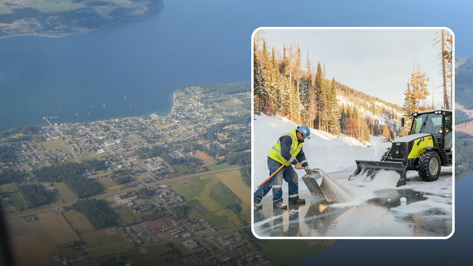 Snow Melter Service in Coupeville, Island County, WA - Our snow melters convert piled snow to water on site, eliminating hauling on space-limited properties.
