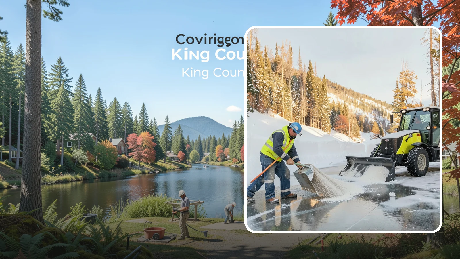 Snow Melter Service in Covington, King County, WA - Our snow melters convert piled snow to water on site, eliminating hauling on space-limited properties.
