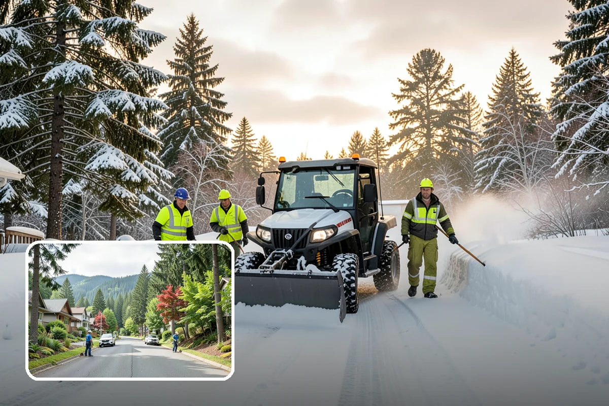 Snow Melter Service in Darrington, Snohomish County, WA - On-site conversion of snow to water with no hauling