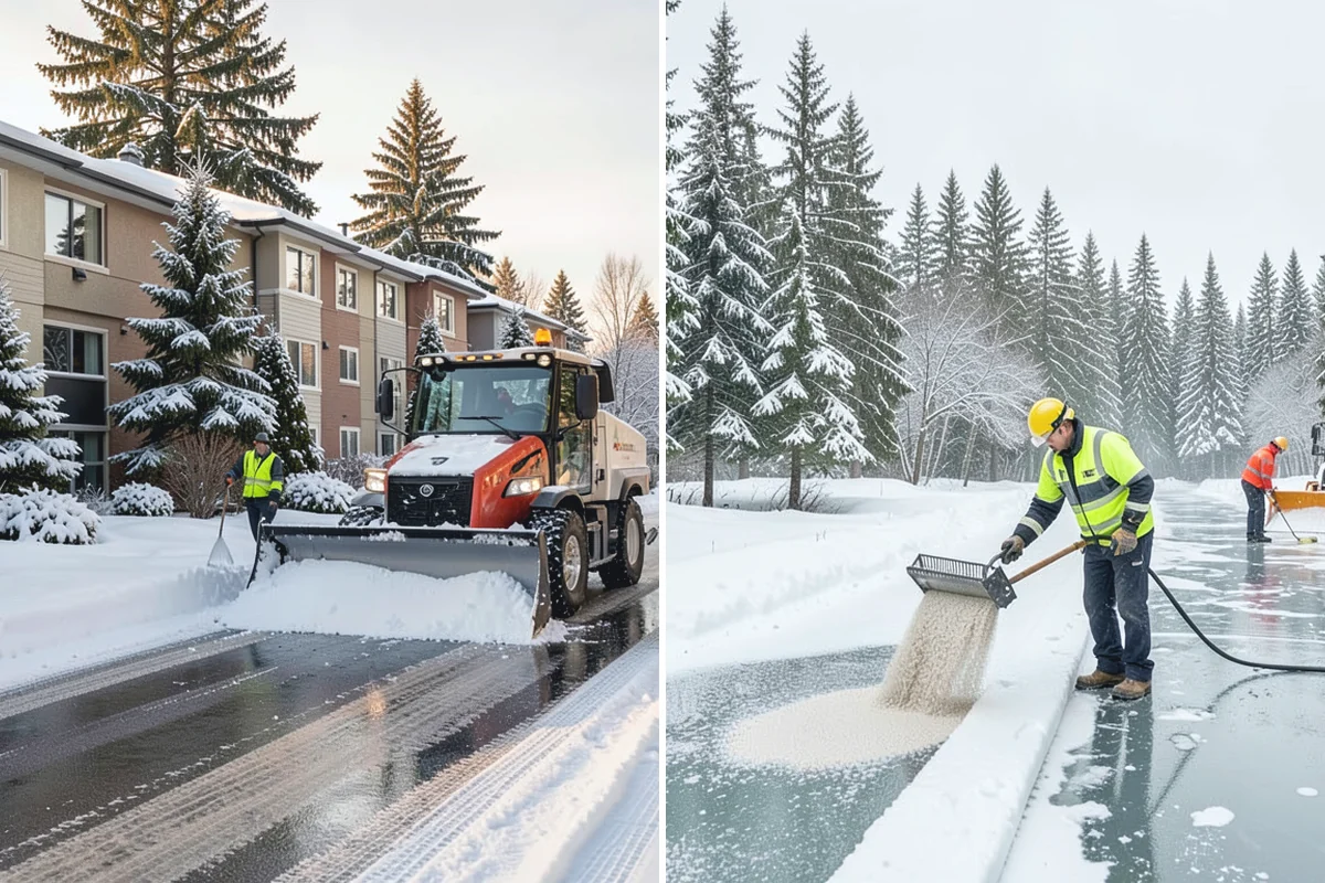 Snow Melter Service in Darrington, Snohomish County, WA - Position the melter near piled snow and a drainage outlet