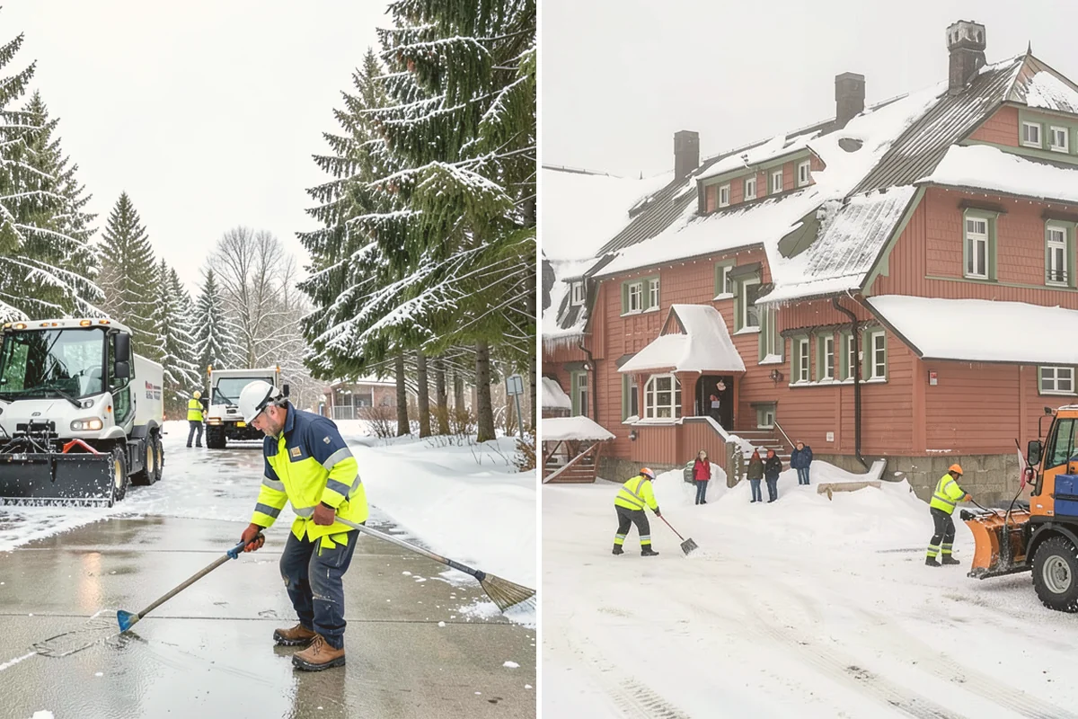 Snow Melter Service in Eatonville, Pierce County, WA - Position the melter near piled snow and a drainage outlet