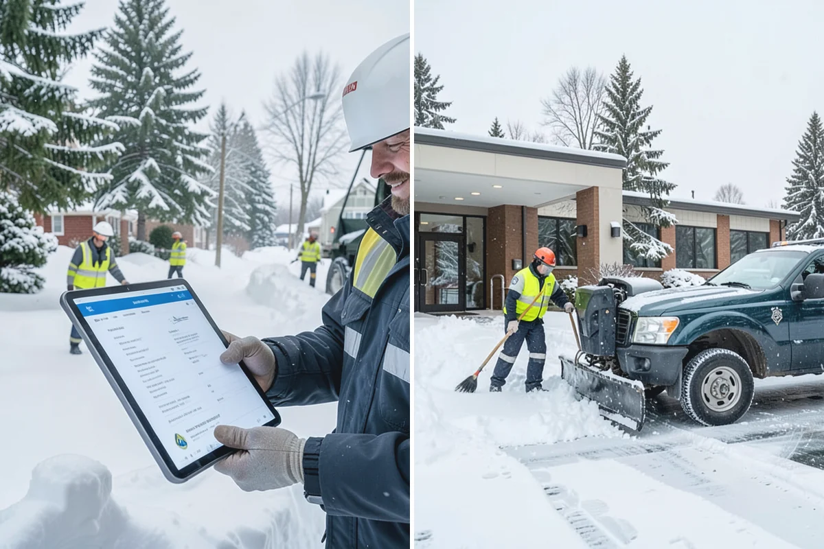 Snow Melter Service in Granite Falls, Snohomish County, WA - Position the melter near piled snow and a drainage outlet