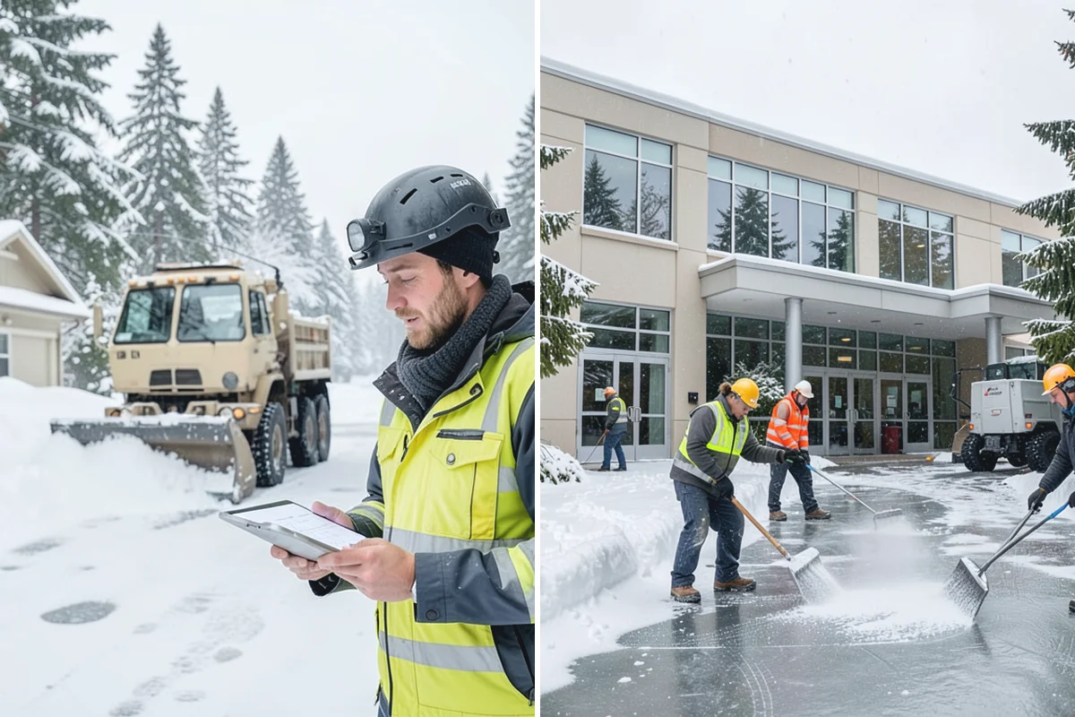 Snow Melter Service in Hamilton, Skagit County, WA - Position the melter near piled snow and a drainage outlet