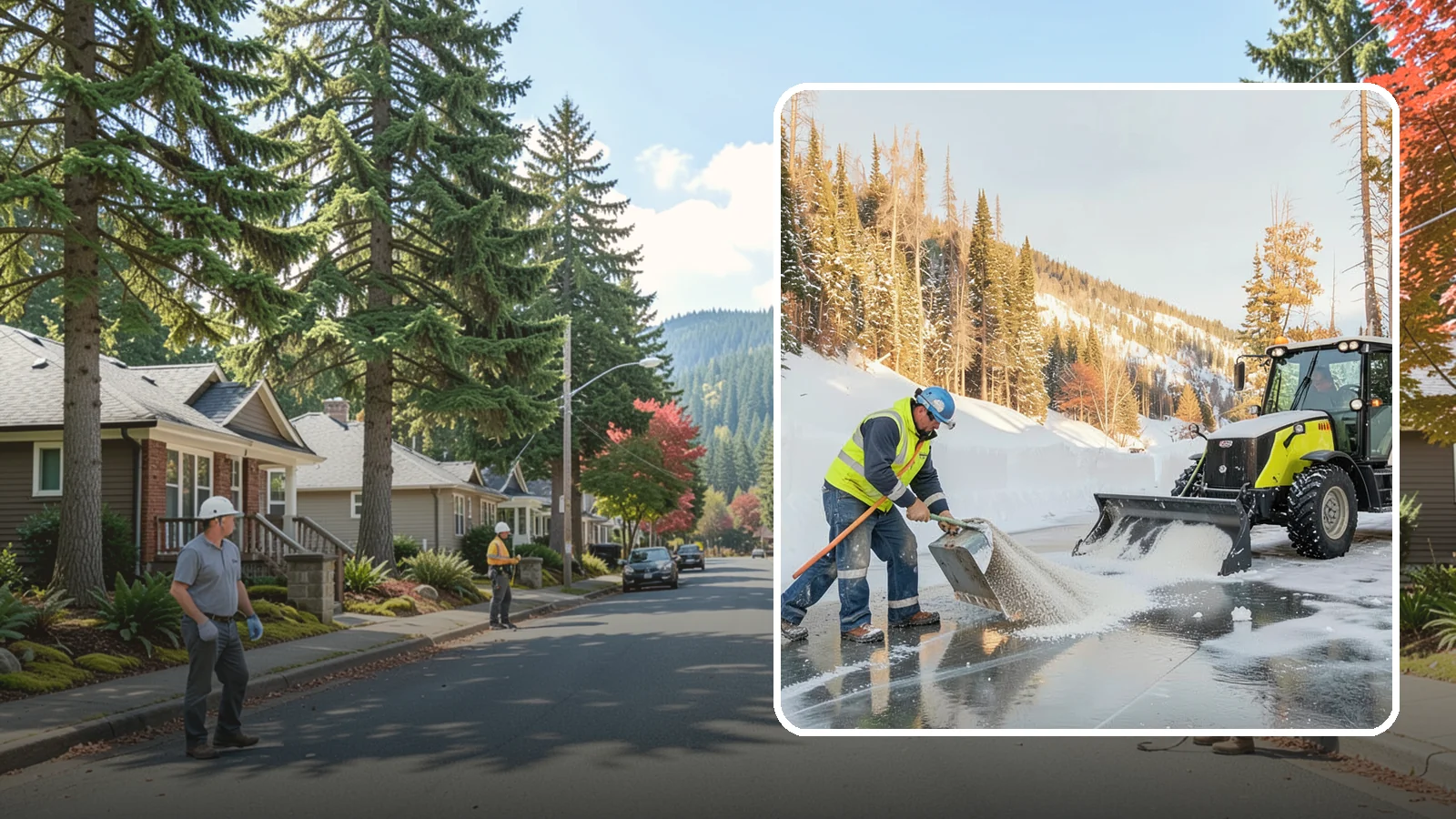 Snow Melter Service in Hunts Point, King County, WA - Our snow melters convert piled snow to water on site, eliminating hauling on space-limited properties.