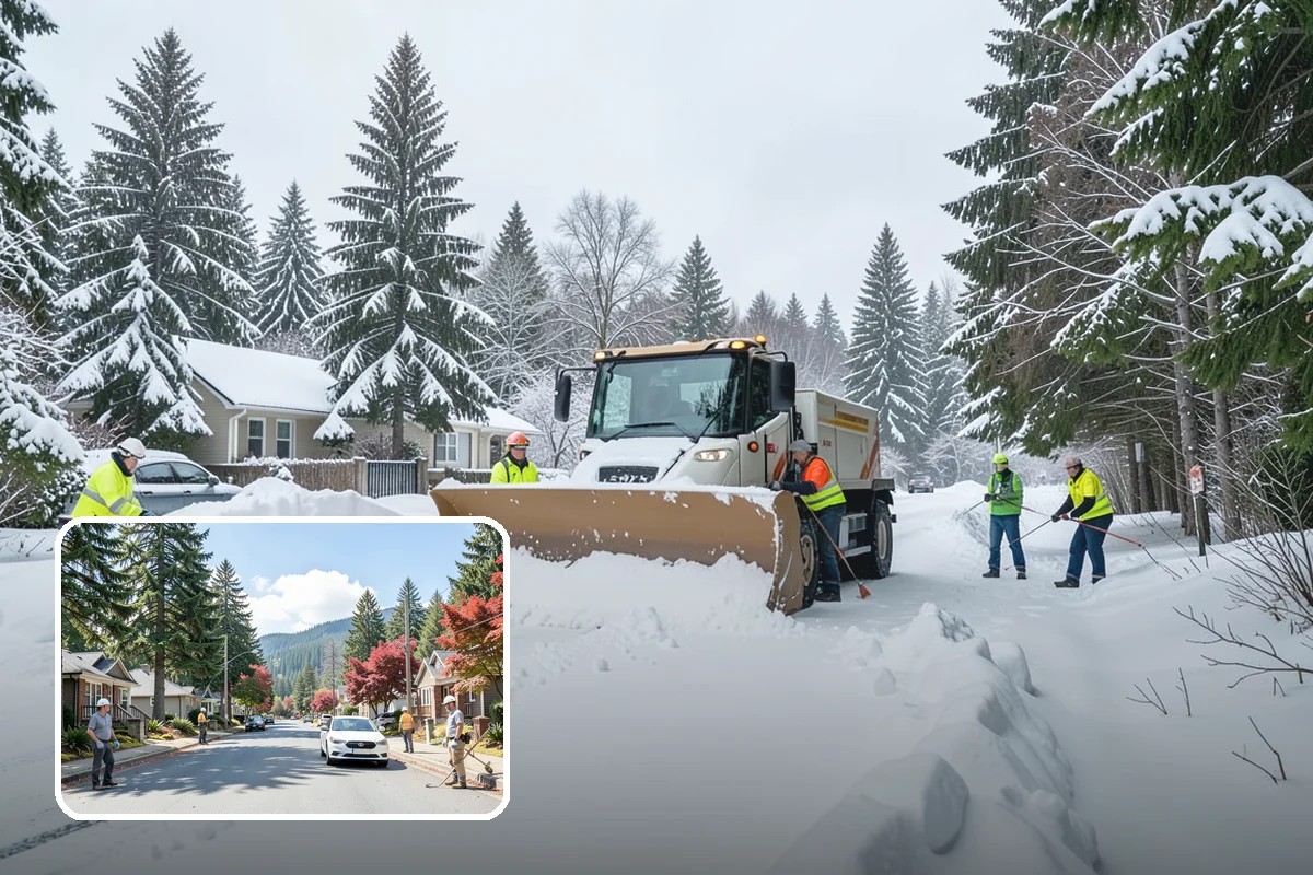 Snow Melter Service in Hunts Point, King County, WA - On-site conversion of snow to water with no hauling