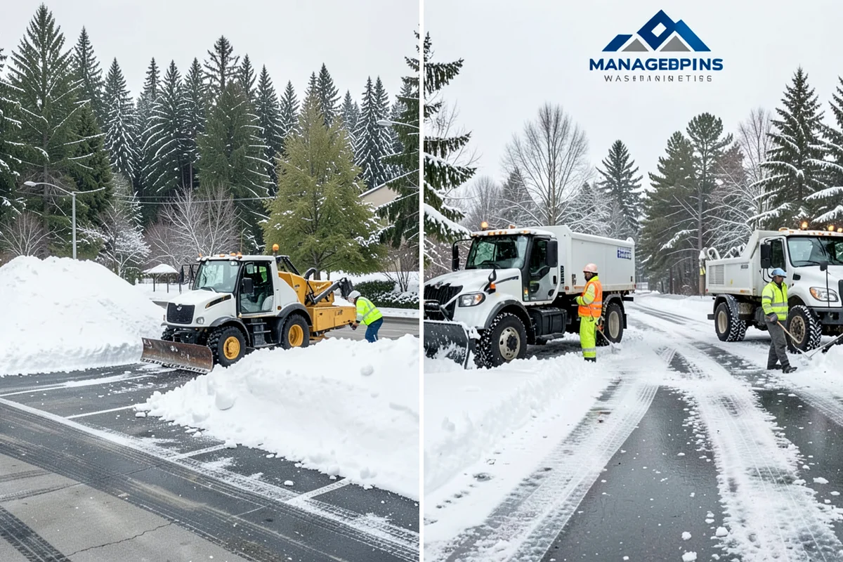 Snow Melter Service in Hunts Point, King County, WA - Position the melter near piled snow and a drainage outlet