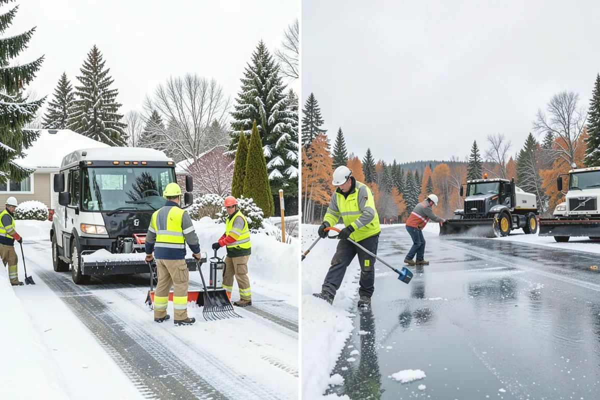 Snow Melter Service in Issaquah, King County, WA - Position the melter near piled snow and a drainage outlet