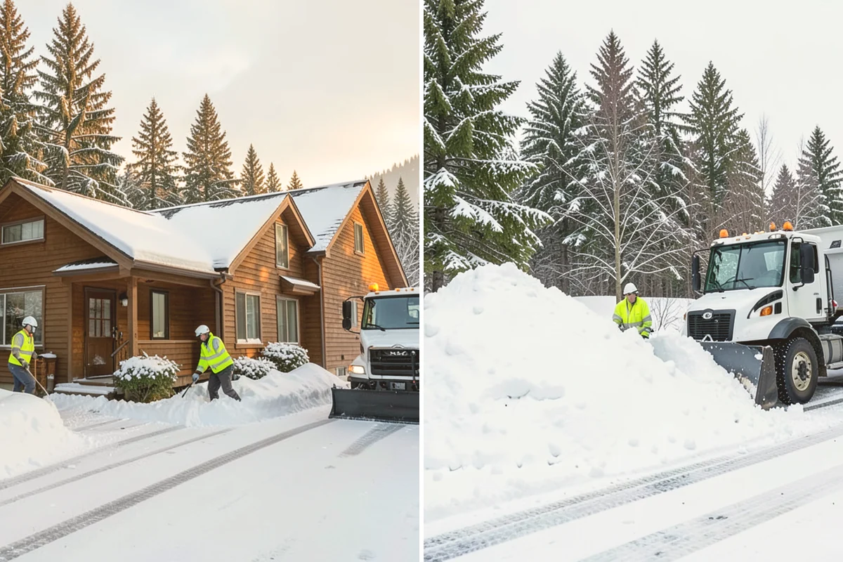 Snow Melter Service in Kent, King County, WA - Position the melter near piled snow and a drainage outlet