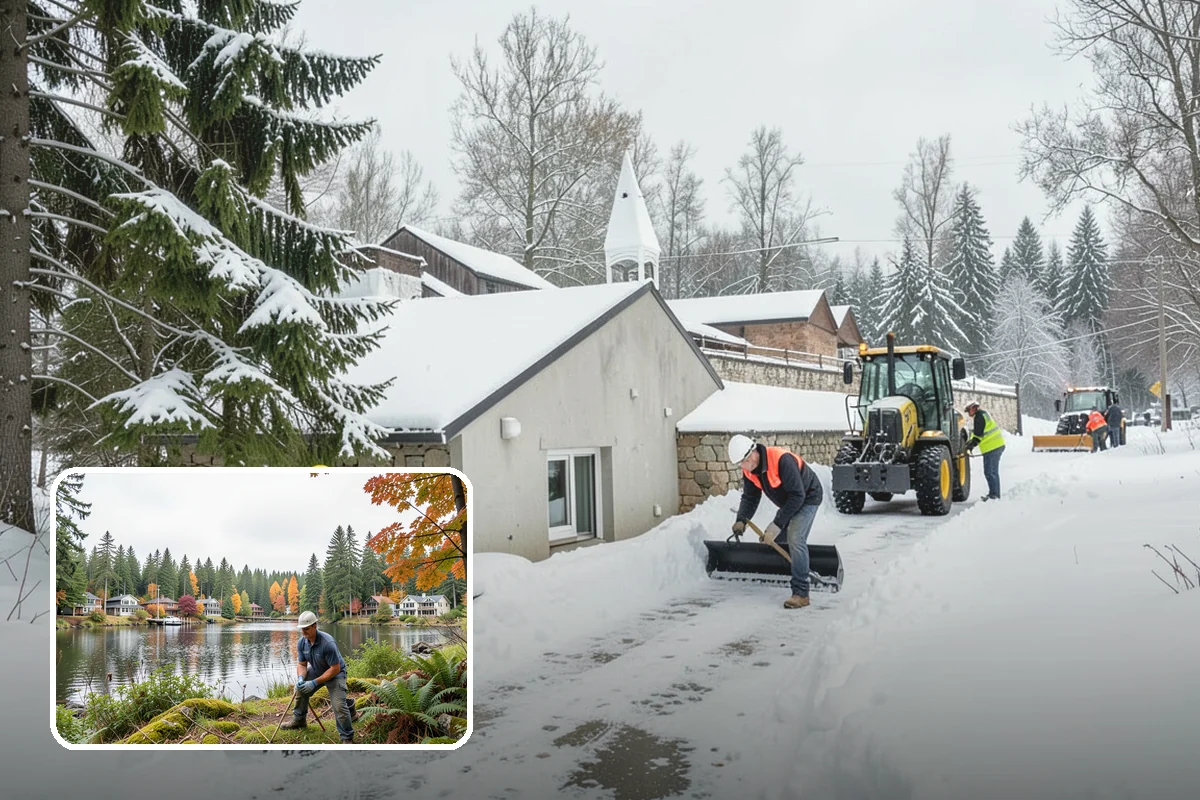 Snow Melter Service in La Conner, Skagit County, WA - On-site conversion of snow to water with no hauling