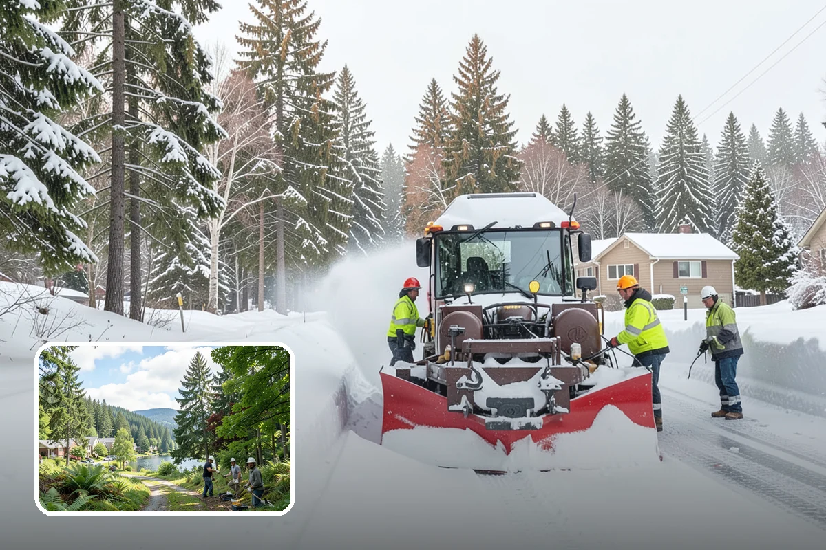 Snow Melter Service in Lake Forest Park, King County, WA - On-site conversion of snow to water with no hauling