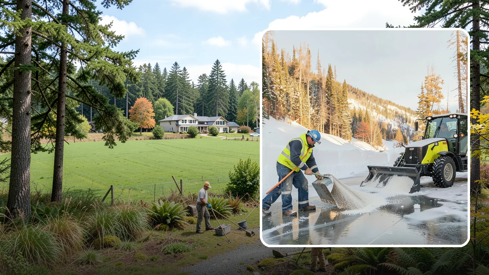Snow Melter Service in Lyman, Skagit County, WA - Our snow melters convert piled snow to water on site, eliminating hauling on space-limited properties.