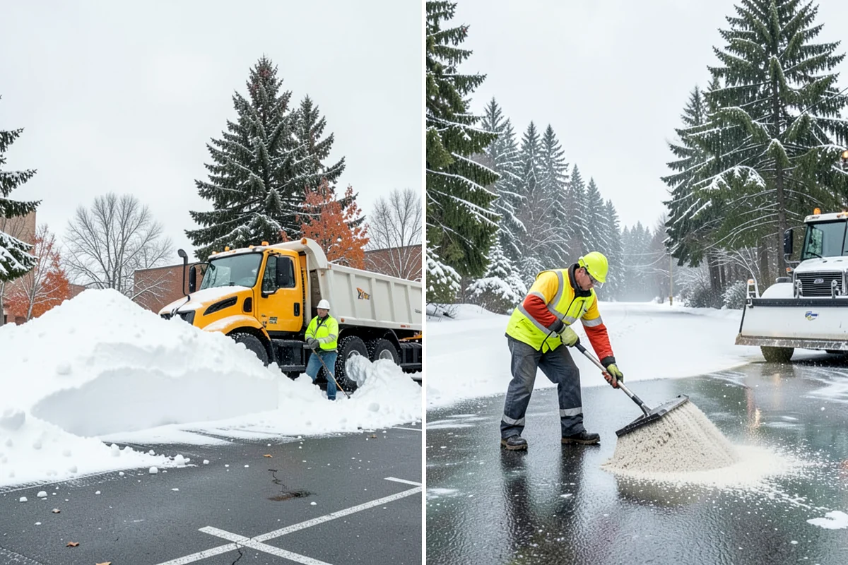 Snow Melter Service in Lyman, Skagit County, WA - Position the melter near piled snow and a drainage outlet