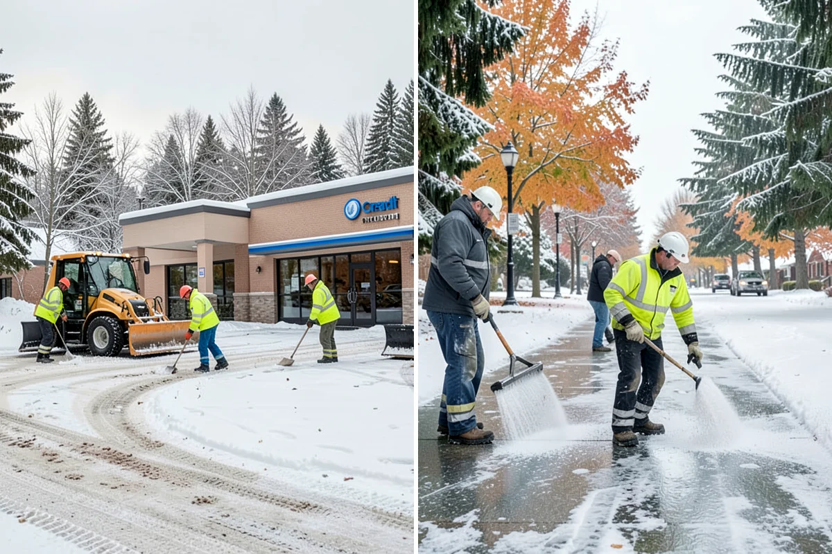 Snow Melter Service in Maple Valley, King County, WA - Position the melter near piled snow and a drainage outlet