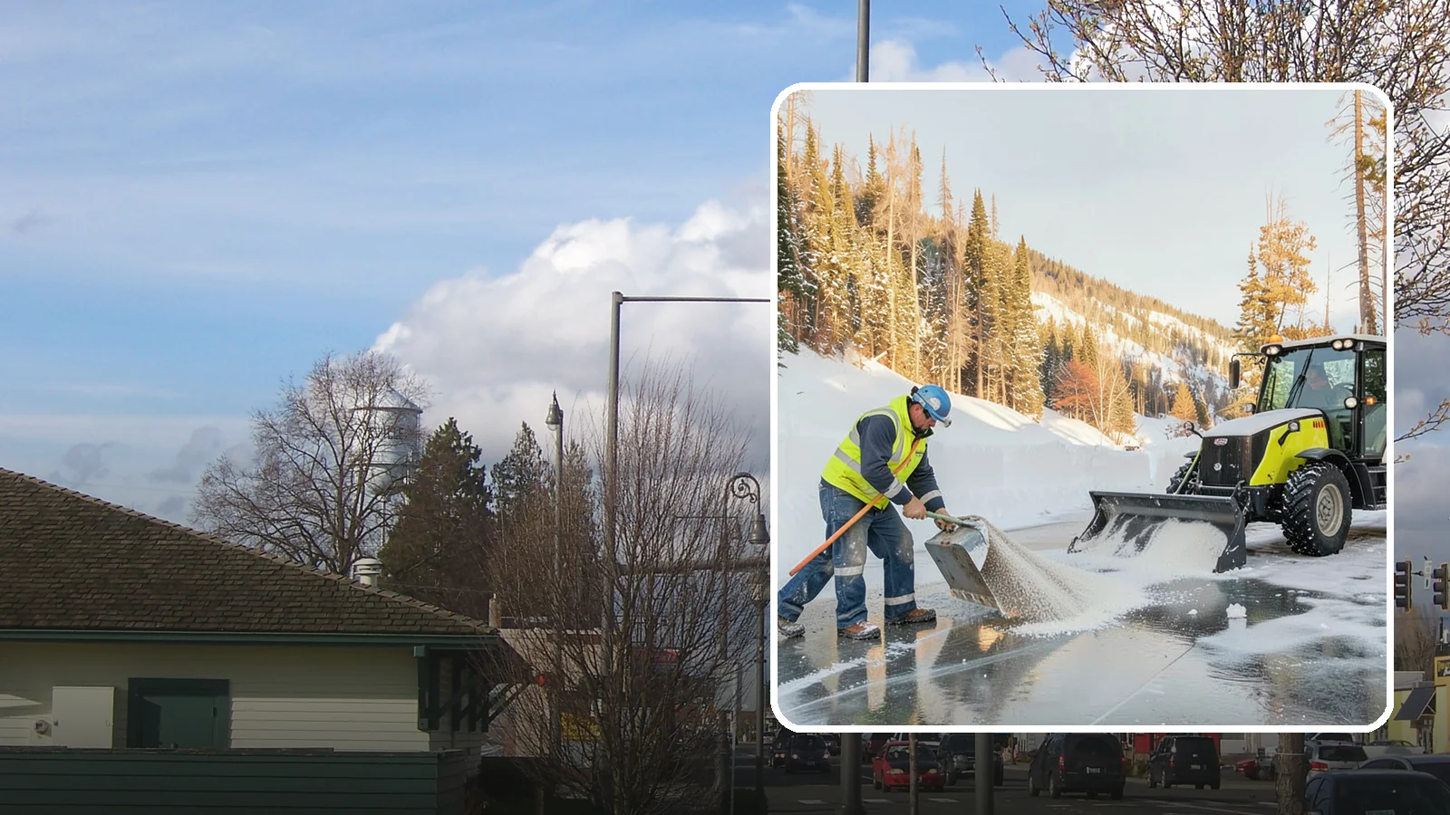 Snow Melter Service in Marysville, Snohomish County, WA - Our snow melters convert piled snow to water on site, eliminating hauling on space-limited properties.