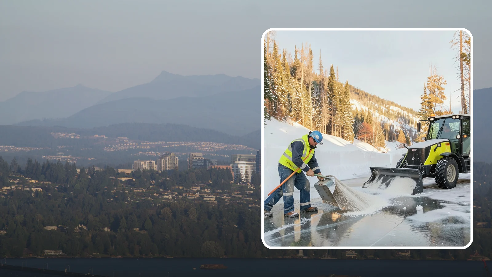 Snow Melter Service in Medina, King County, WA - Our snow melters convert piled snow to water on site, eliminating hauling on space-limited properties.