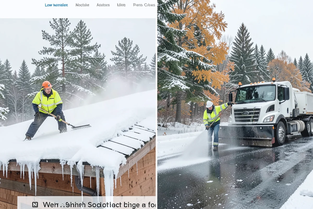 Snow Melter Service in Medina, King County, WA - Position the melter near piled snow and a drainage outlet